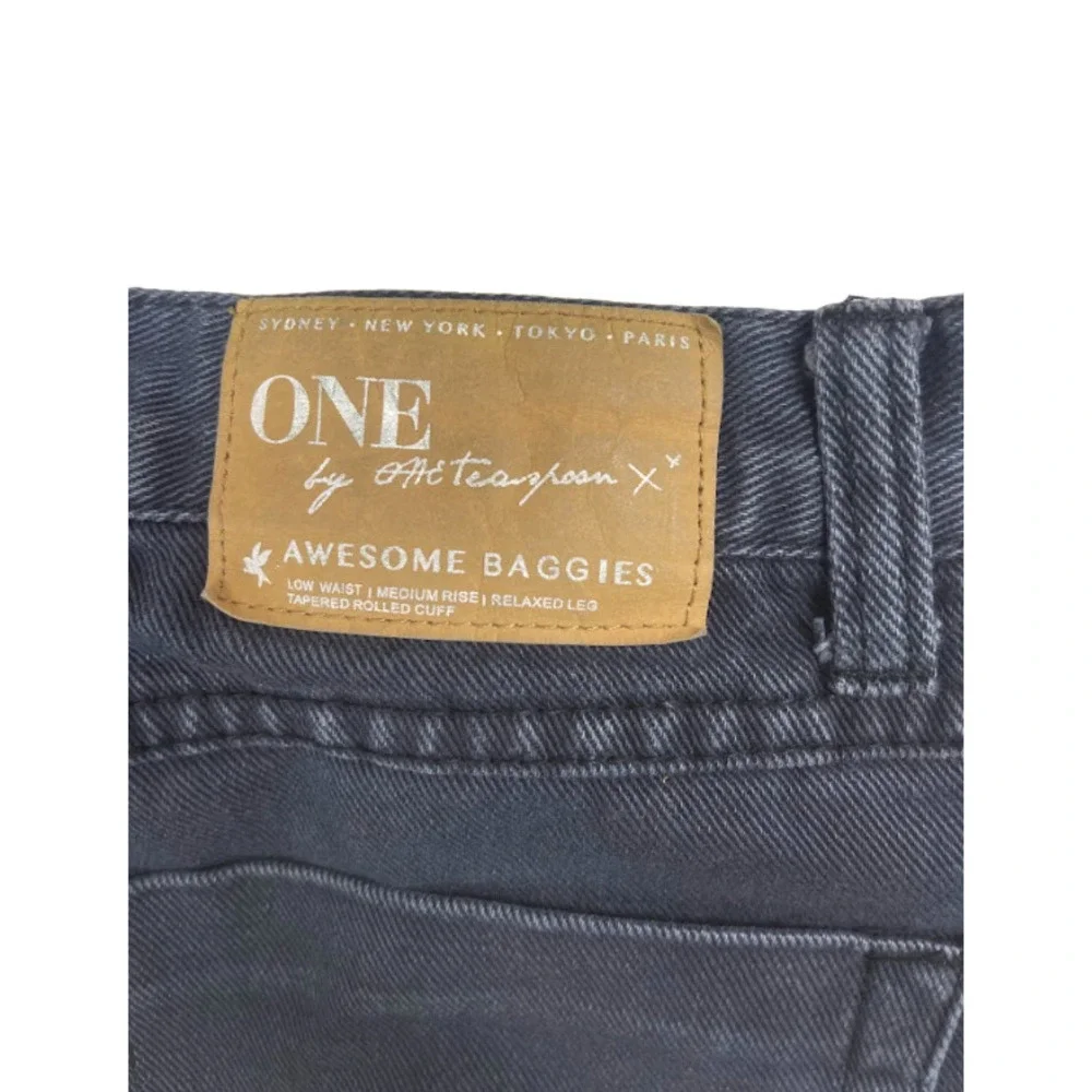 One Teaspoon Awesome Baggies Low Waist Medium Rise Relaxed Leg Womens Jeans 26 - Picture 3 of 3